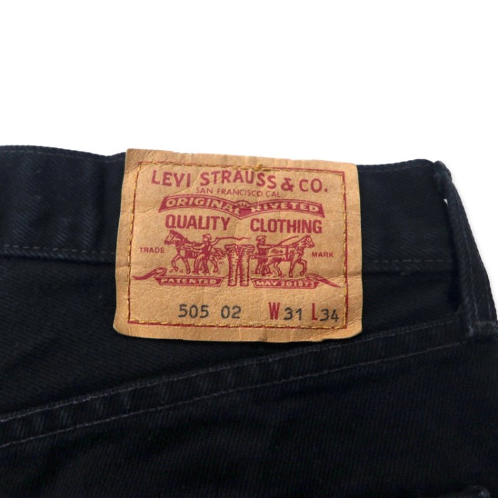 Levi's 90年代 ユーロリーバイス ブラックジーンズ デニムパンツ 31 コットン 505 0285 | Vintage.City 古着屋、古着コーデ情報を発信