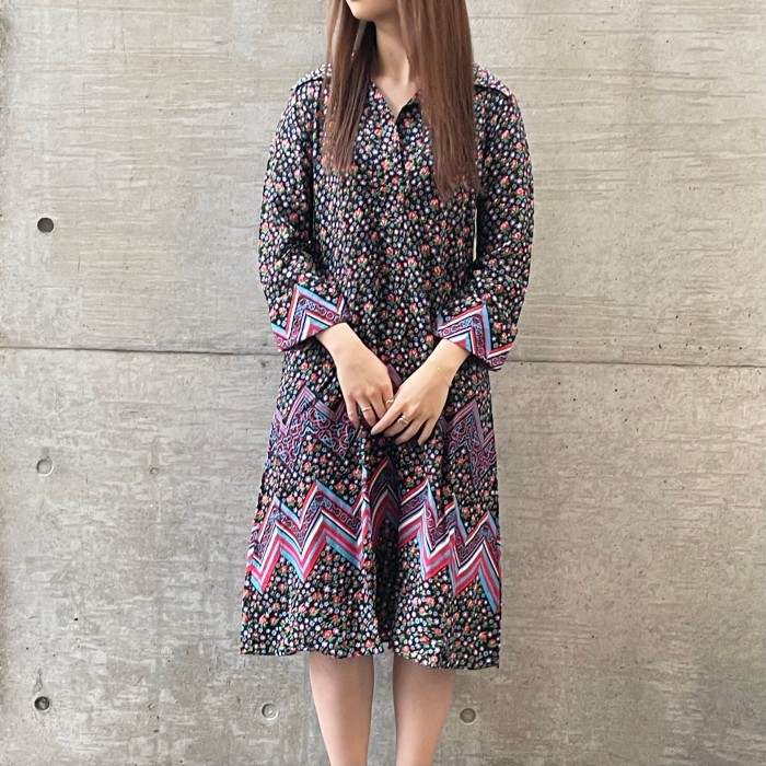 70’s 花柄ワンピース 総柄 小花柄 レディース古着 fcl-360 | Vintage.City Vintage Shops, Vintage Fashion Trends