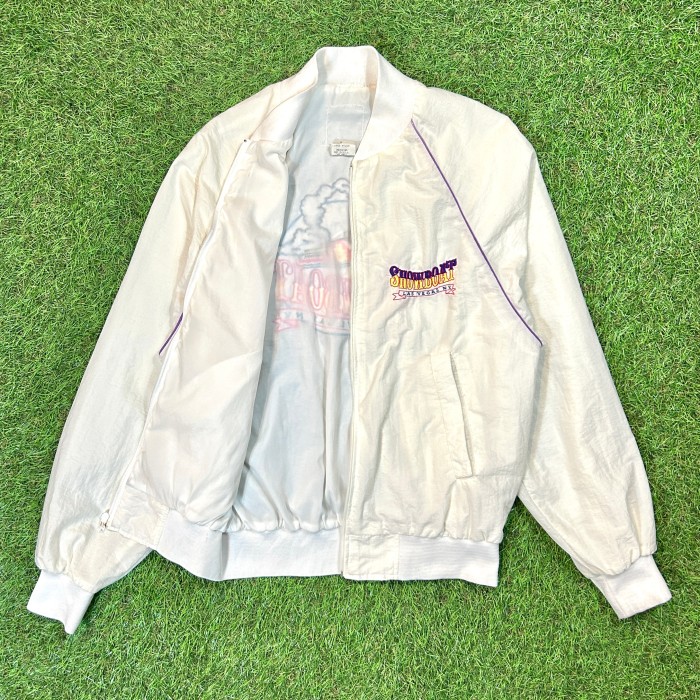 【Men's】80s-90s LAS VEGAS SHOWBOAT ナイロン スタジャン / Made In USa Vintage ヴィンテージ 古着 ジャケット | Vintage.City 古着屋、古着コーデ情報を発信
