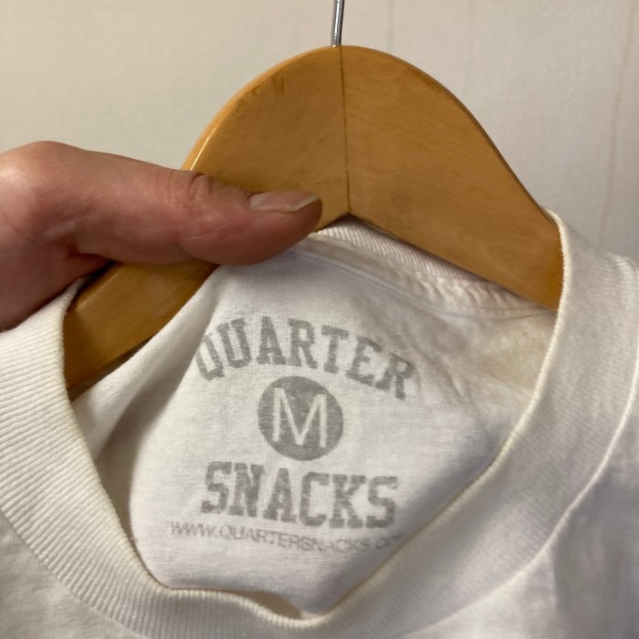 QUARTER SNACKSショート丈半袖Tシャツ　M | Vintage.City 빈티지숍, 빈티지 코디 정보