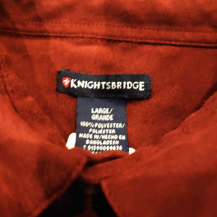 KNIGHTSBRIDGE fake suede shirt | Vintage.City 빈티지숍, 빈티지 코디 정보