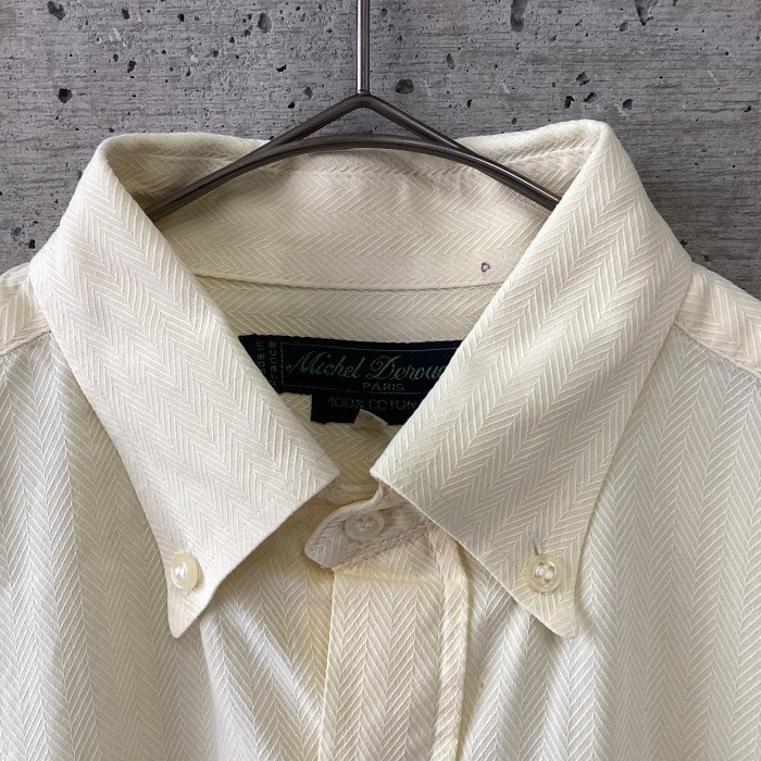 Made in France yellow shirt | Vintage.City 古着屋、古着コーデ情報を発信