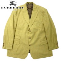 Burberrys ドイツ製 ウィンドウペン 3B テーラードジャケット XXL ベージュ シルク ウール オールド | Vintage.City 古着屋、古着コーデ情報を発信