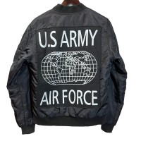 SHINE/U.S ARMY/フライトジャケット/MA-1/AIR FORCE/シャイン/ブラック/KOREA/韓国/ハイストリート/ブルゾン | Vintage.City 빈티지숍, 빈티지 코디 정보