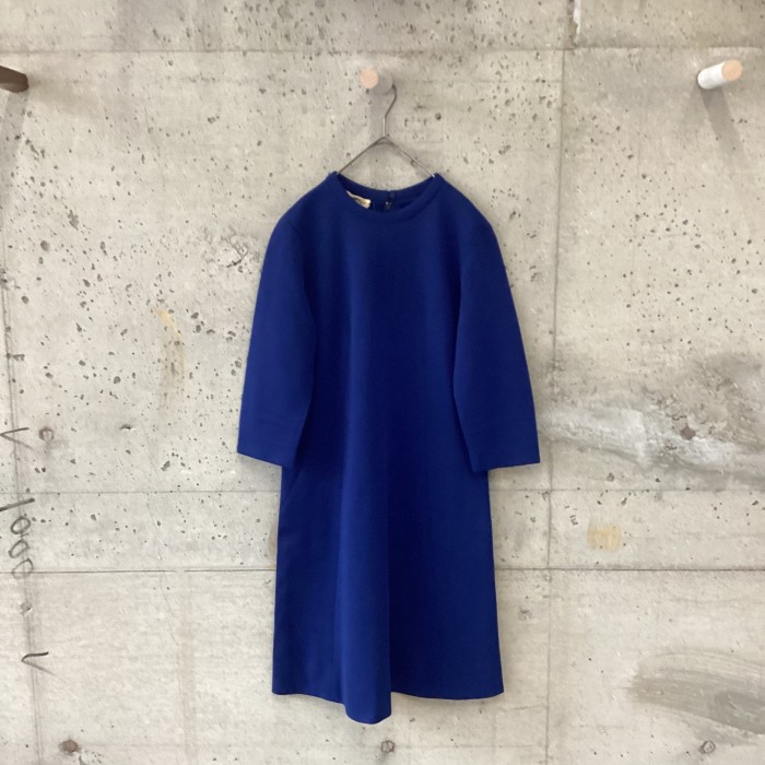 japan vintage blue knit dress | Vintage.City 빈티지숍, 빈티지 코디 정보