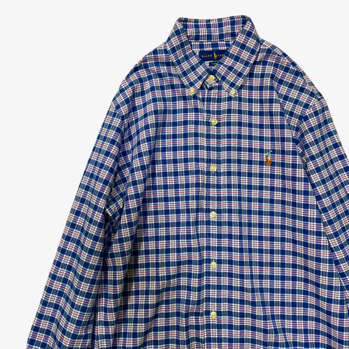 【Ralph Lauren】ボタンダウン チェックシャツ | Vintage.City 古着屋、古着コーデ情報を発信