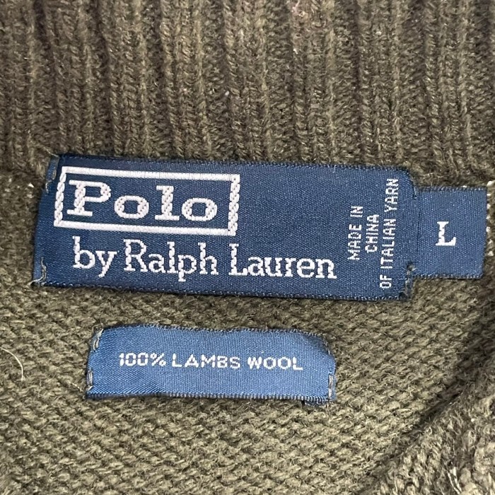 POLO Ralph Lauren / halfzip wool knit #F261 | Vintage.City 古着屋、古着コーデ情報を発信