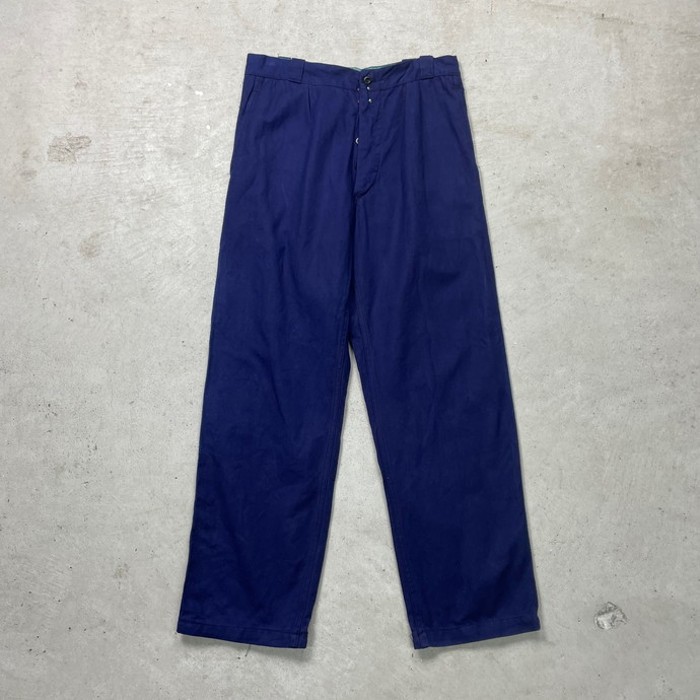 UNKNOWN フレンチワークパンツ コットンツイル フロントホック 股下ガゼットクロッチ メンズW30相当 | Vintage.City Vintage Shops, Vintage Fashion Trends
