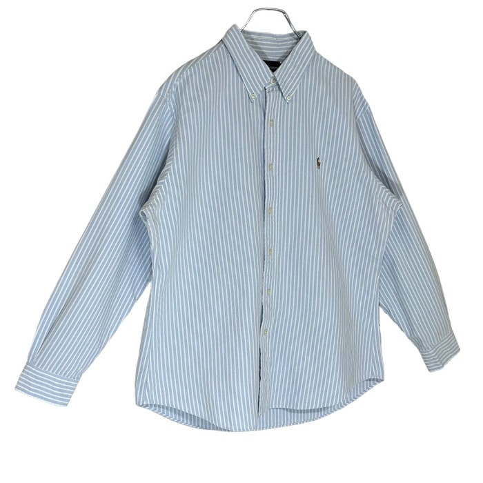 Ralph Lauren ストライプシャツ XL 刺繍ロゴ ワンポイントロゴ | Vintage.City 古着屋、古着コーデ情報を発信