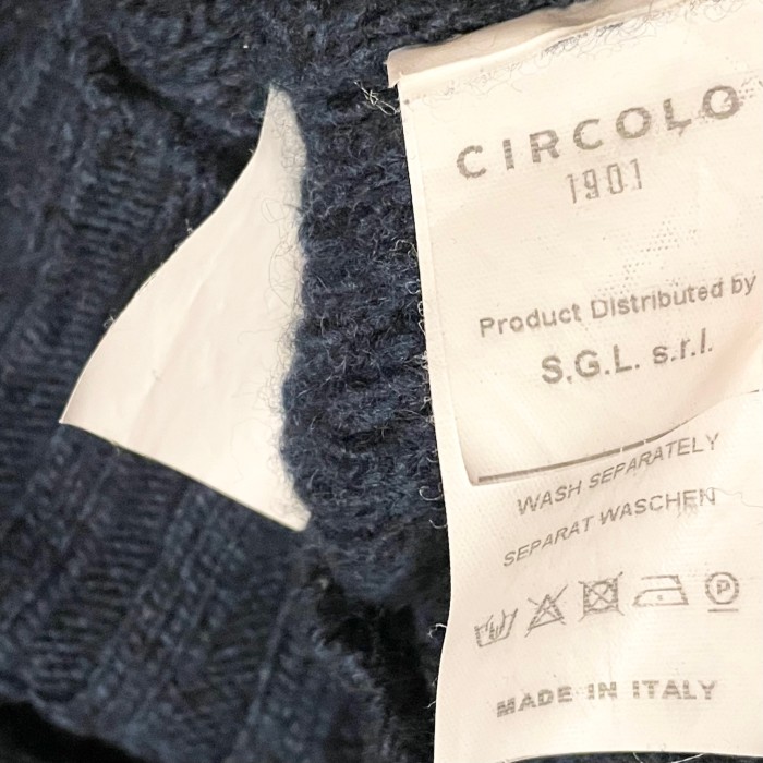 MADE IN ITALY製 CIRCOLO1901 タートルネックニットセーター ネイビー Mサイズ | Vintage.City Vintage Shops, Vintage Fashion Trends
