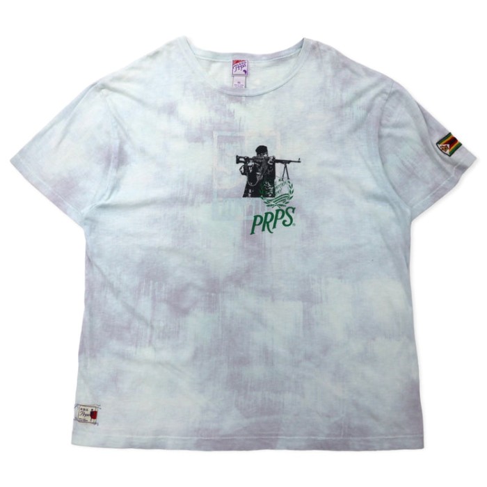 PRPS タイダイ Tシャツ XL ホワイト コットン ビッグサイズ 日本製 | Vintage.City 古着屋、古着コーデ情報を発信