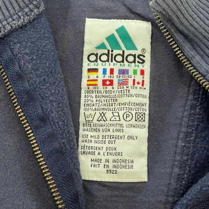 1990's adidas equipment / halfzip sweat #F289 | Vintage.City 빈티지숍, 빈티지 코디 정보