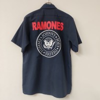 アメリカワークシャツ ラモーンズRAMONES REDKAP Mサイズ | Vintage.City 古着屋、古着コーデ情報を発信