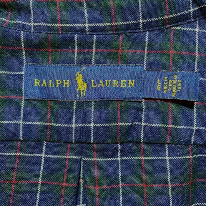 “Ralph Lauren” L/S Plaid Shirt | Vintage.City 古着屋、古着コーデ情報を発信