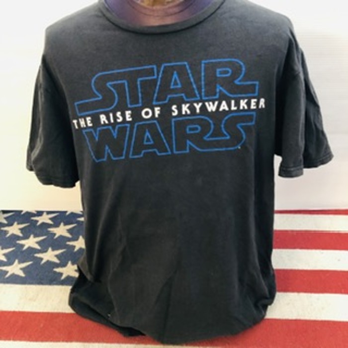 スターウォーズ　STAR WARS THE RISE OF SKYWALKER L ビッグロゴ　プリントTシャツ　ブラック | Vintage.City 빈티지숍, 빈티지 코디 정보
