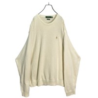 90s LAUREN-RL L/S bigsized cotton knit sweater | Vintage.City Vintage Shops, Vintage Fashion Trends