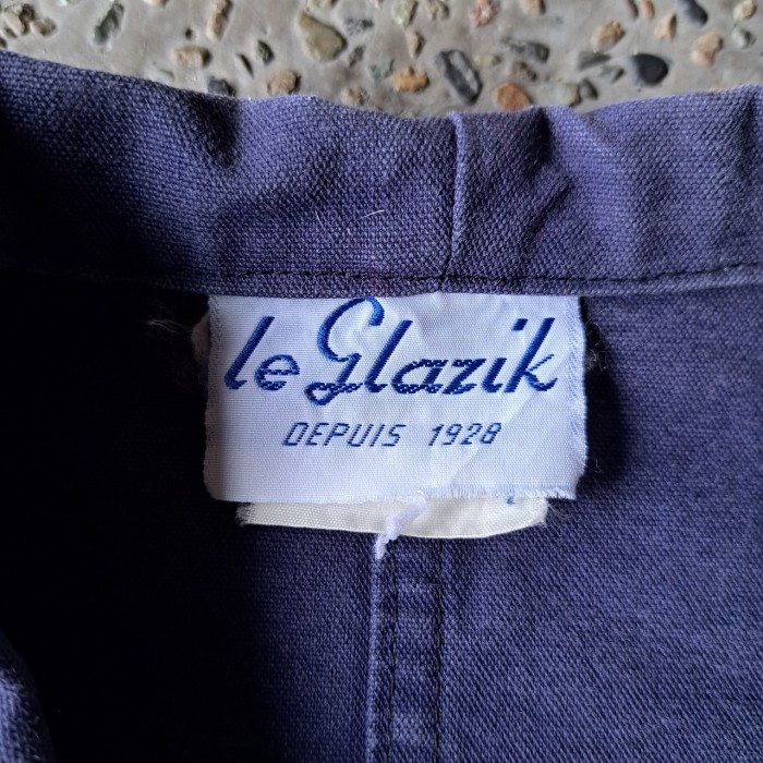 フランス製 LeGlazik メタルボタン カバーオール used [303106] | Vintage.City 古着屋、古着コーデ情報を発信