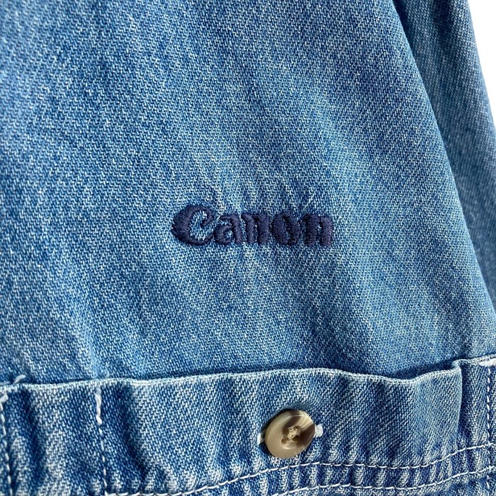 80-90s Club Colors ''Canon'' L/S design denim shirt | Vintage.City 빈티지숍, 빈티지 코디 정보
