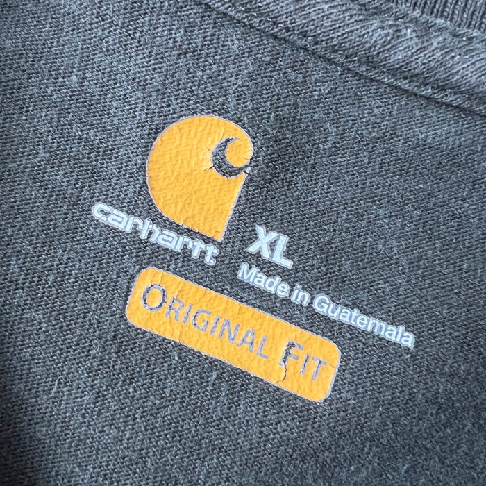 carhartt カーハート ORIGINAL FIT ポケットTシャツ 半袖 ロゴ刺繍 ブラック XL 10310 | Vintage.City 古着屋、古着コーデ情報を発信