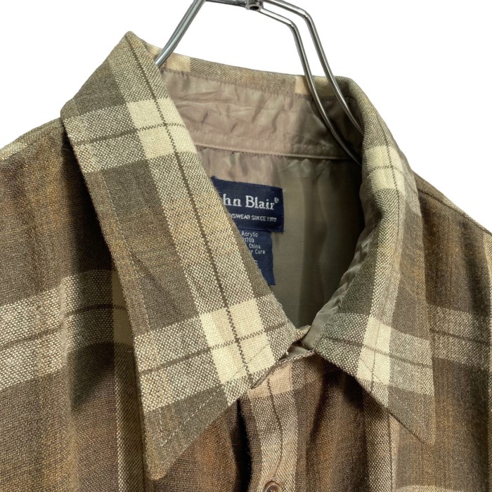 90s John Blair L/S Acrylic brown check shirt | Vintage.City Vintage Shops, Vintage Fashion Trends