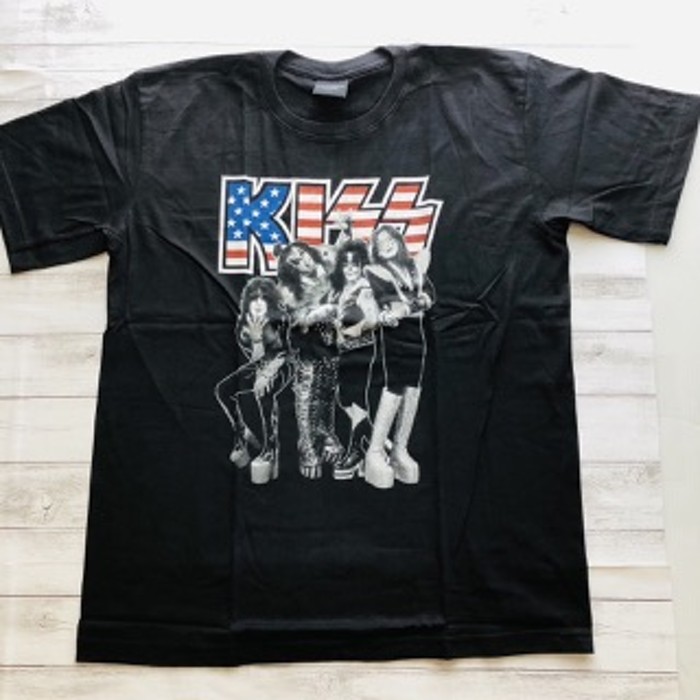 70年代バンド　キッス　KISS L バンドTシャツ　ロックTシャツ　ブラック | Vintage.City Vintage Shops, Vintage Fashion Trends