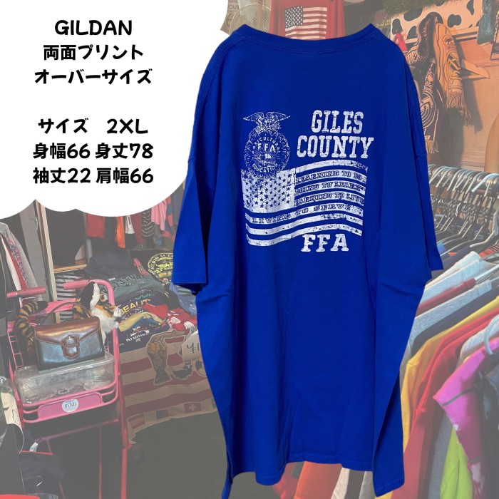 GILDAN オーバーサイズ　Tシャツ　両面プリント | Vintage.City 빈티지숍, 빈티지 코디 정보