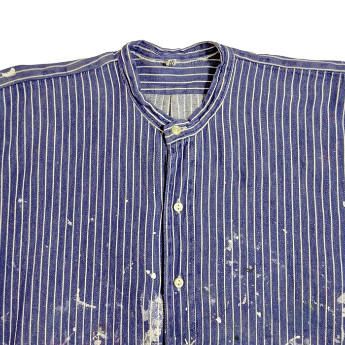 EURO / Artistic Painted Pull Over Fisherman Shirt | Vintage.City 빈티지숍, 빈티지 코디 정보