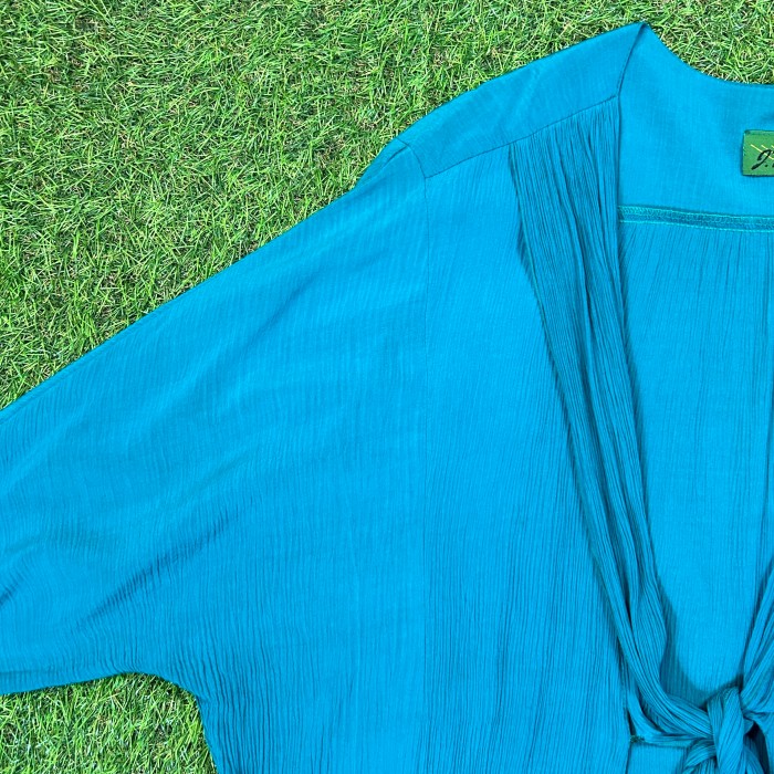 【Unisex】80s-90s グリーン デザイン 羽織 ジャケット  / Vintage ヴィンテージ 古着 カーディガン | Vintage.City 빈티지숍, 빈티지 코디 정보