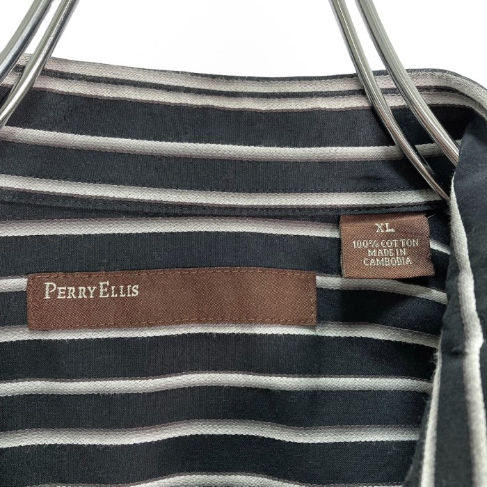90s PERRY ELLIS L/S cotton stripe design shirt | Vintage.City Vintage Shops, Vintage Fashion Trends