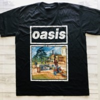 90年代バンド　オアシス　oasis L バンドTシャツ　ロックTシャツ　ブラック | Vintage.City 古着屋、古着コーデ情報を発信
