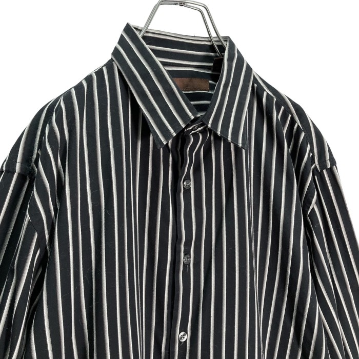 90s PERRY ELLIS L/S cotton stripe design shirt | Vintage.City Vintage Shops, Vintage Fashion Trends