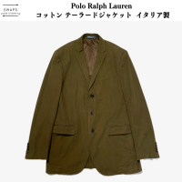 【Polo Ralph Lauren】コットンテーラードジャケット イタリア製 | Vintage.City 古着屋、古着コーデ情報を発信