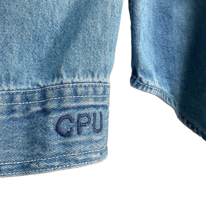 80-90s Club Colors ''Canon'' L/S design denim shirt | Vintage.City 古着屋、古着コーデ情報を発信