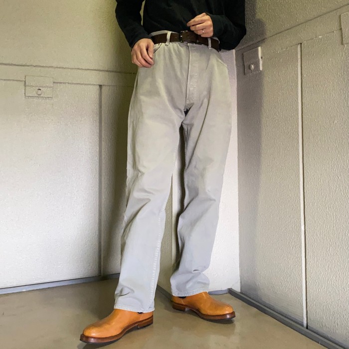 90's USA made / 《Levi's》 501 light grey denim pants リーバイス デニムパンツ アメリカ製 | Vintage.City 古着屋、古着コーデ情報を発信