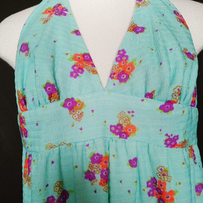 70sHolderneckflowerpatterndress | Vintage.City 빈티지숍, 빈티지 코디 정보
