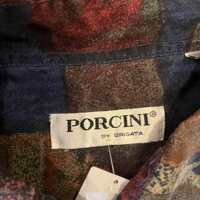 PORCINI design silk shirt | Vintage.City 빈티지숍, 빈티지 코디 정보