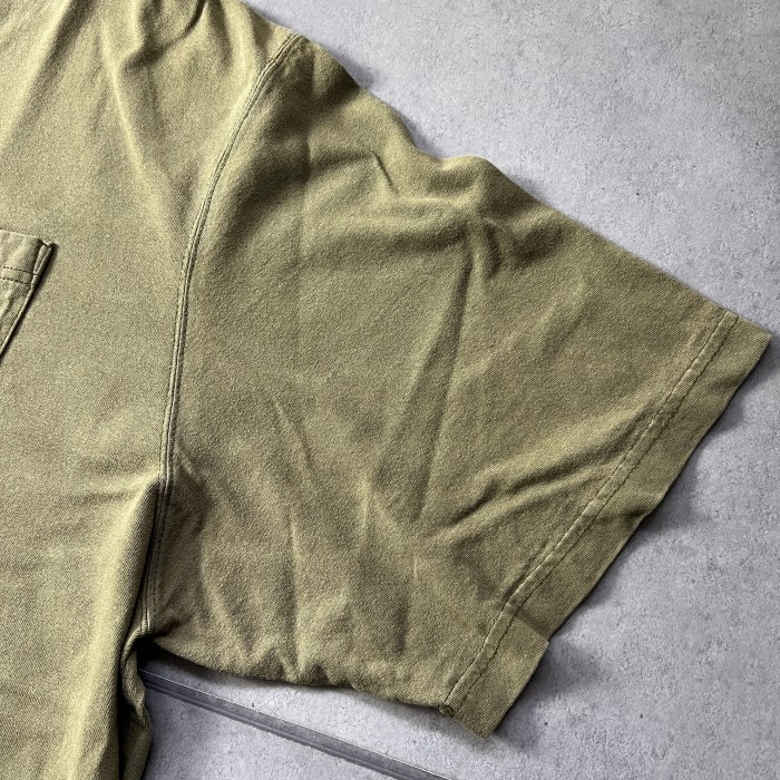 carhartt カーハート ORIGINAL FIT ポケットTシャツ 半袖 ロゴ刺繍 カーキ 2XL 10314 | Vintage.City 古着屋、古着コーデ情報を発信