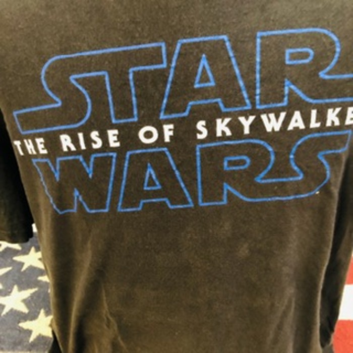 スターウォーズ　STAR WARS THE RISE OF SKYWALKER L ビッグロゴ　プリントTシャツ　ブラック | Vintage.City 빈티지숍, 빈티지 코디 정보