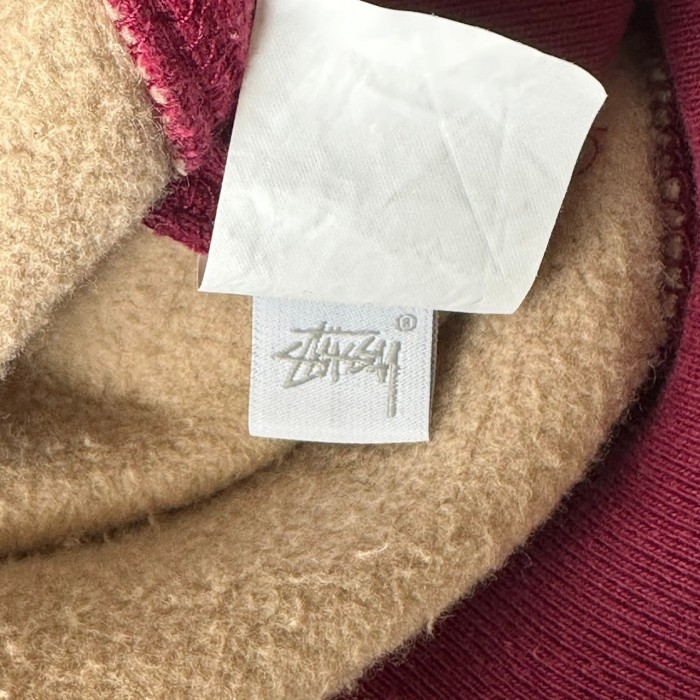 stussy ステューシー パーカー 刺繍ロゴ ワンポイントロゴ マルチカラー | Vintage.City 古着屋、古着コーデ情報を発信
