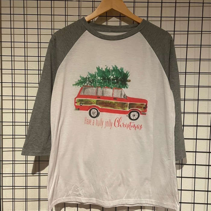 unknown プリント　ラグランスリーブ　カットソー　Tシャツ　C807 | Vintage.City 빈티지숍, 빈티지 코디 정보