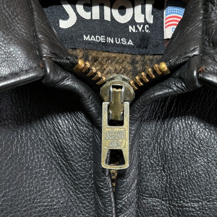 Schott USA製 ショット レザー シングルライダースジャケット 50 ビッグサイズ | Vintage.City 古着屋、古着コーデ情報を発信