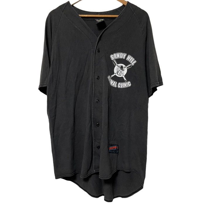 90s SOFFE/ベースボールシャツ/MADE IN USA/ソフィー/ブラック/コットン/90's/ビンテージ/ヴィンテージ/vintage/Base ball shirt/アメリカ/MADE IN USA | Vintage.City 빈티지숍, 빈티지 코디 정보
