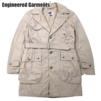 Engineerd Garments USA製 リップストップ ストームコート XS ベージュ ナイロン コットン | Vintage.City 빈티지숍, 빈티지 코디 정보