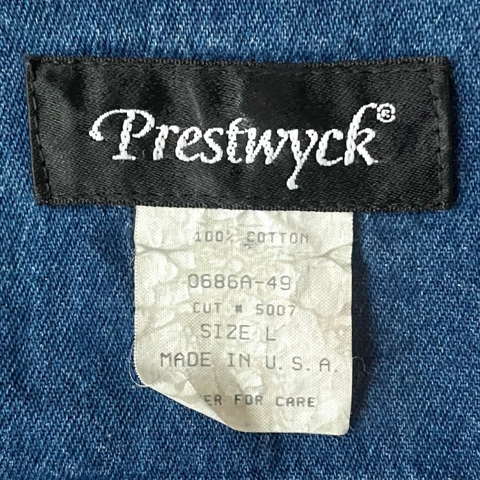 Made in USA デニムノースリーブ前ボタンワンピース | Vintage.City 古着屋、古着コーデ情報を発信