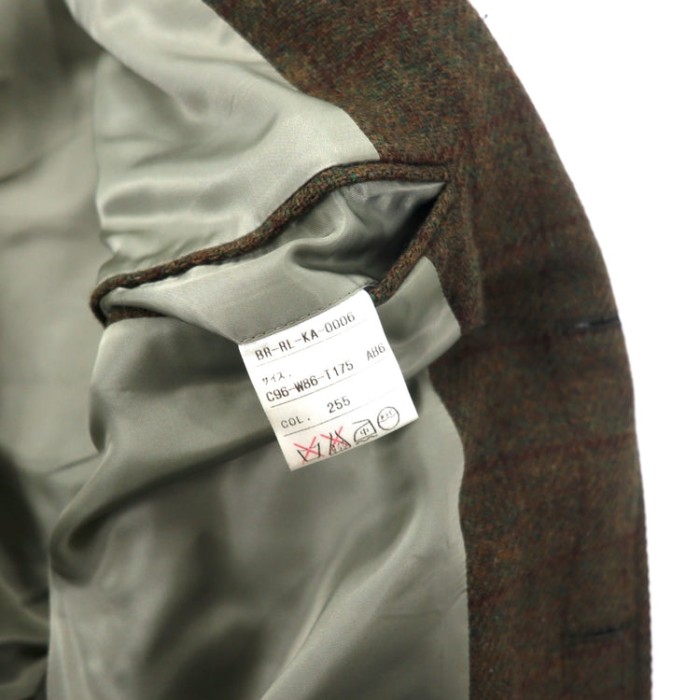 Polo by Ralph Lauren 3B ツイード テーラードジャケット 175 ブラウン チェック ウール 日本製 | Vintage.City 古着屋、古着コーデ情報を発信