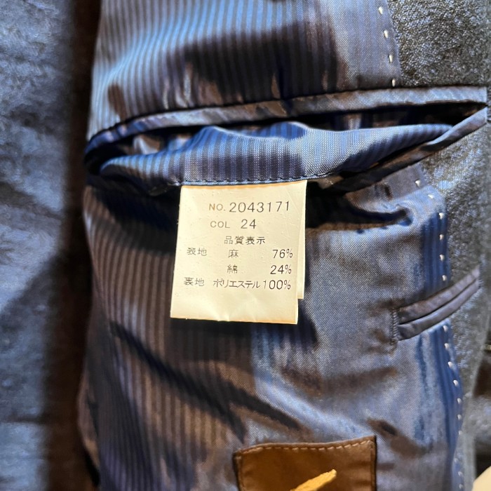 LEGGIUNO/花柄/ジャガードジャケット /リネン/イタリア製/リネン/イタリア製/MADE IN Italy | Vintage.City 古着屋、古着コーデ情報を発信