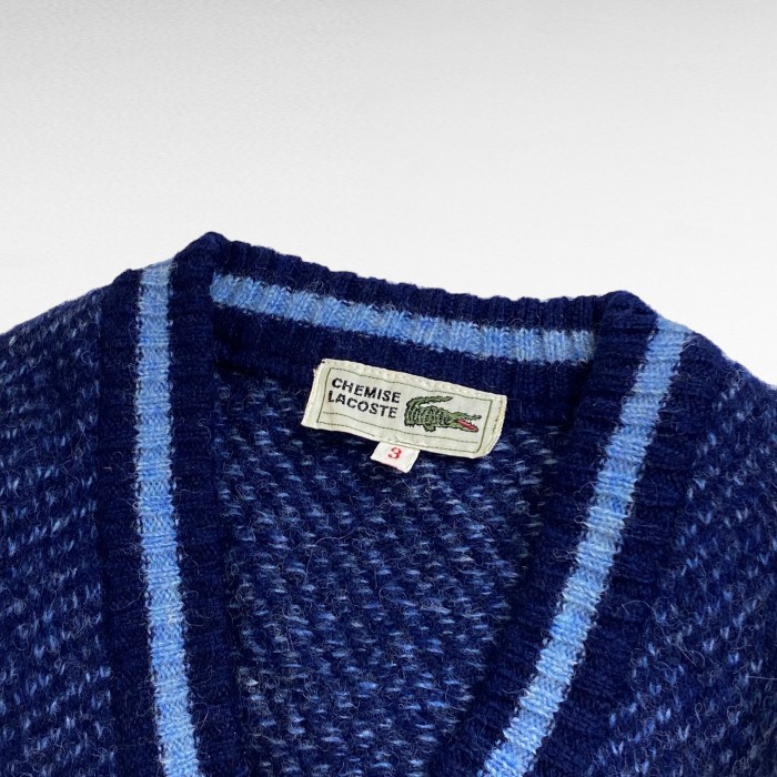 【70's】 ラコステ S〜M相当 Vネックウールニット セーター | Vintage.City 古着屋、古着コーデ情報を発信