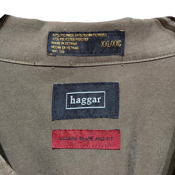“hagger” L/S Open Collar Shirt | Vintage.City 古着屋、古着コーデ情報を発信