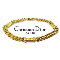 Christian Dior ドイツ製 喜平 チェーン ブレスレット ゴールド GERMANY刻印 | Vintage.City 古着屋、古着コーデ情報を発信