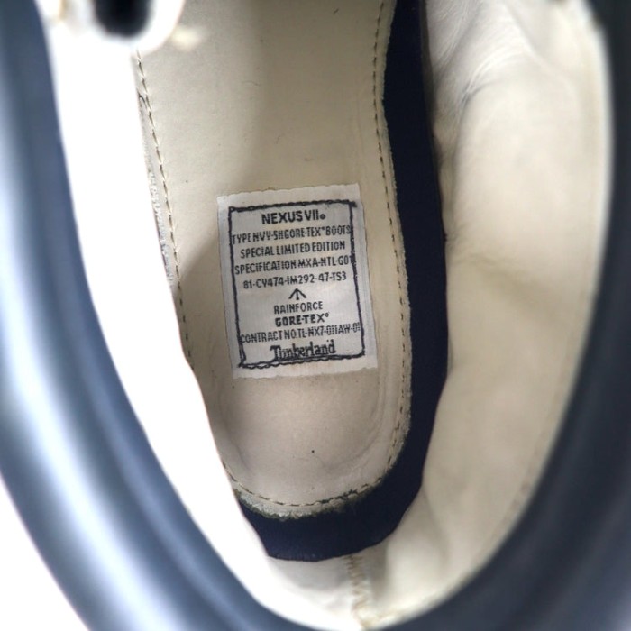 TIMBERLAND × NEXUS Ⅶ ゴアテックス クラシック モカシンブーツ 26.5cm ネイビー レザー 防水 MIL-5H GORE-TEX BOOTS 19511 | Vintage.City 古着屋、古着コーデ情報を発信